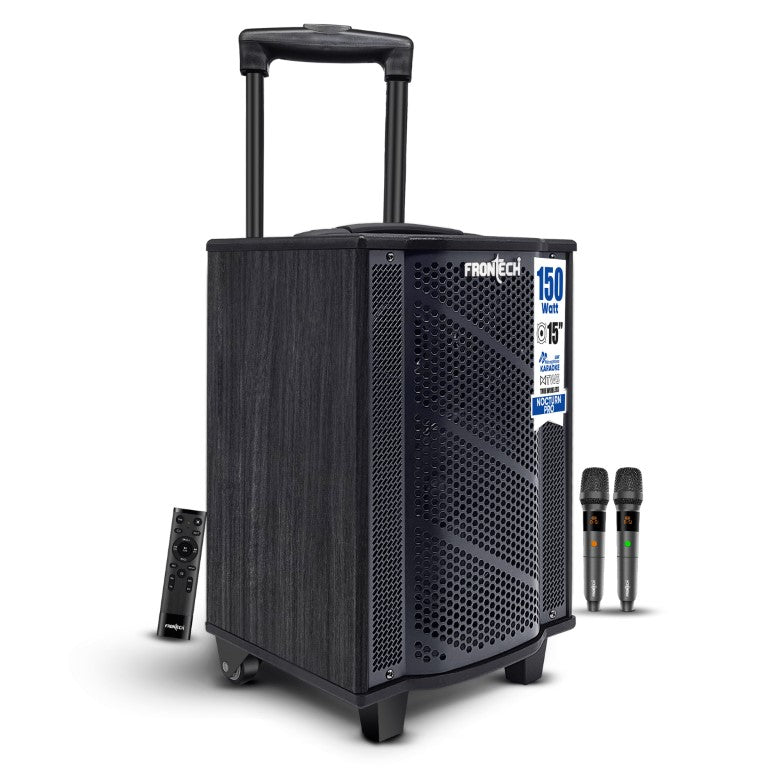 FNTC SOT153㎝ Buy Frontech Nocturn Pro 150W Trolley Speaker with Dual Wireless