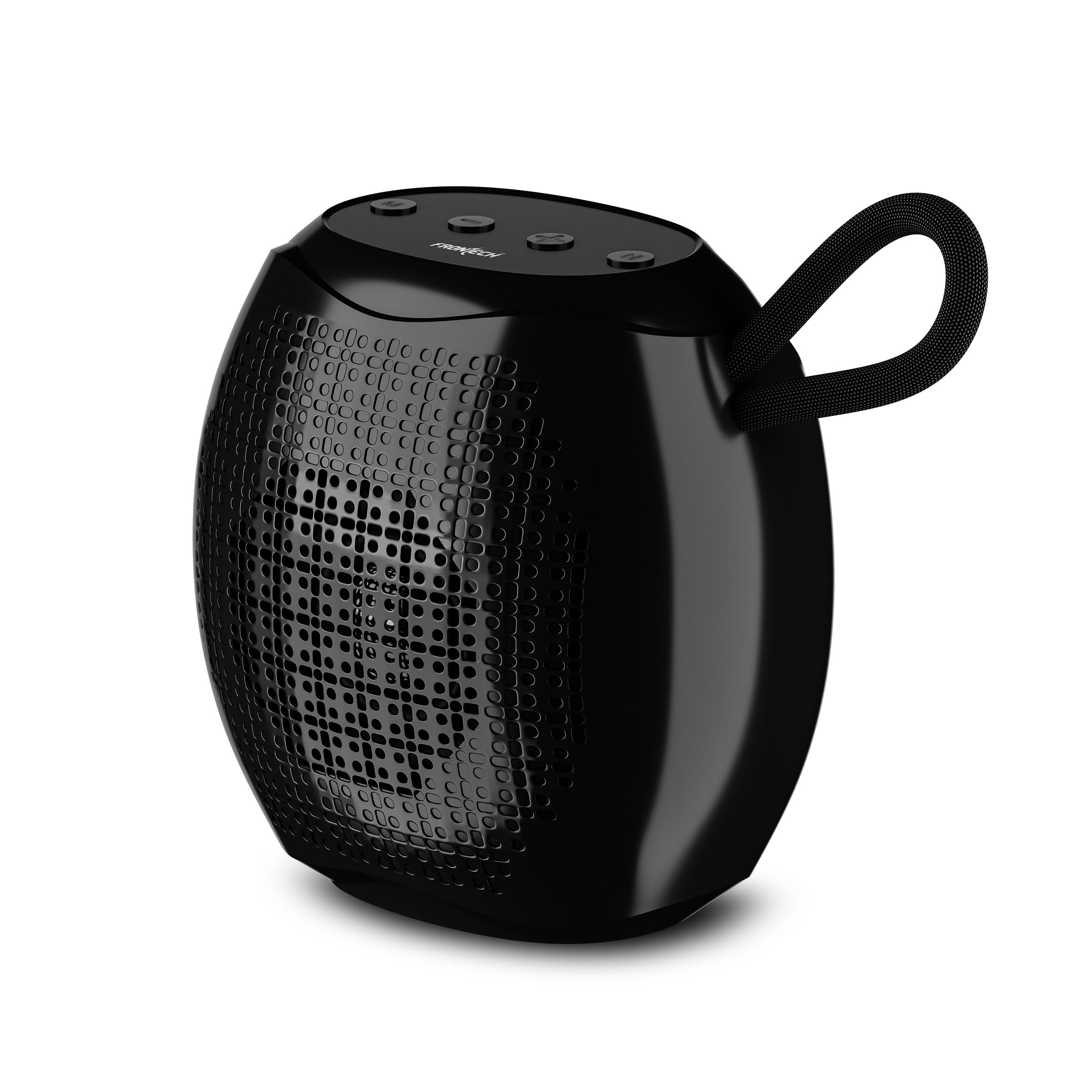 Frontech Portable Multimedia Speaker with Bluetooth 5.3, FM, USB, TF Card Support, 15W Output, and 6 Hours Playback (SW-0272BLK)