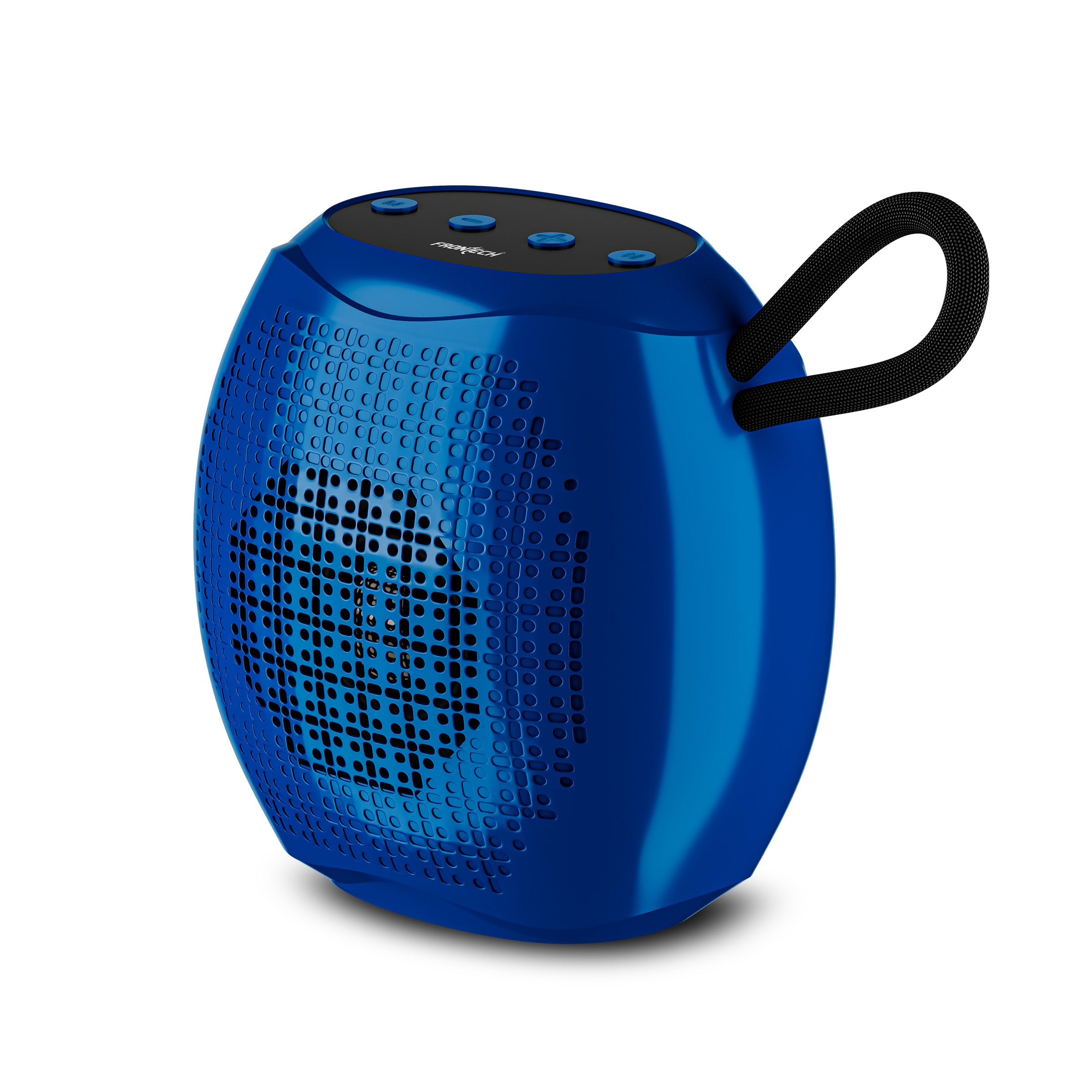 Frontech Portable Multimedia Speaker with Bluetooth 5.3, FM, USB, TF Card Support, 15W Output, and 6 Hours Playback (SW-0272BLU)