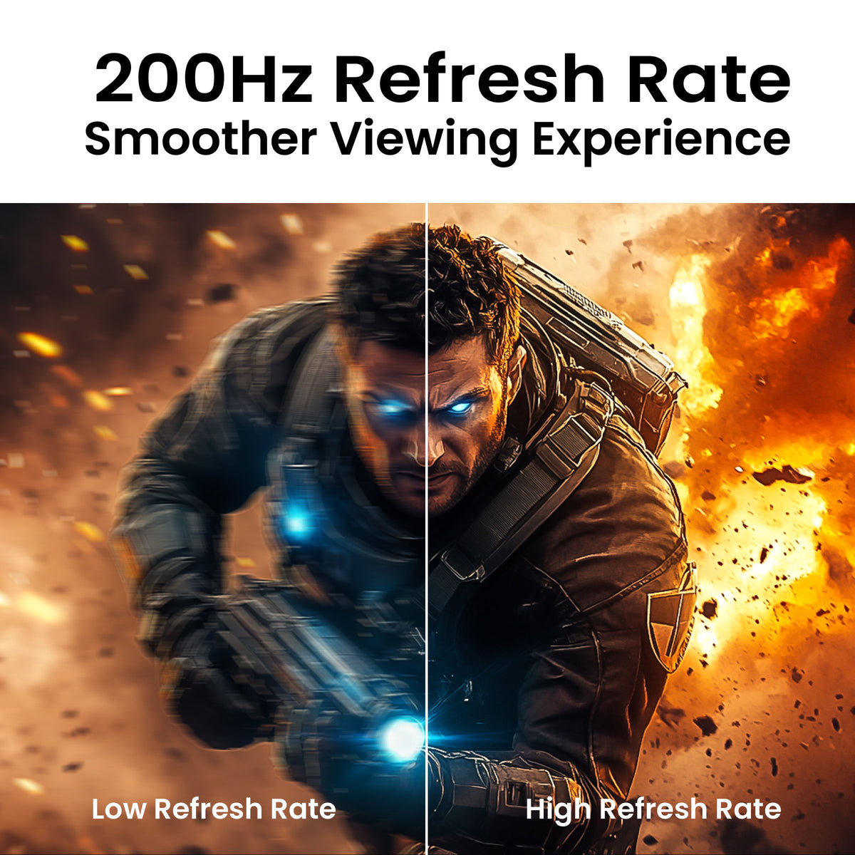 Frontech 27 inch Curved Gaming Monitor | 200Hz | 1920x1080 | RGB | Wall Mountable | HDMI & DP | 1ms Response Time | Built-in Speakers | 3 Years Warranty