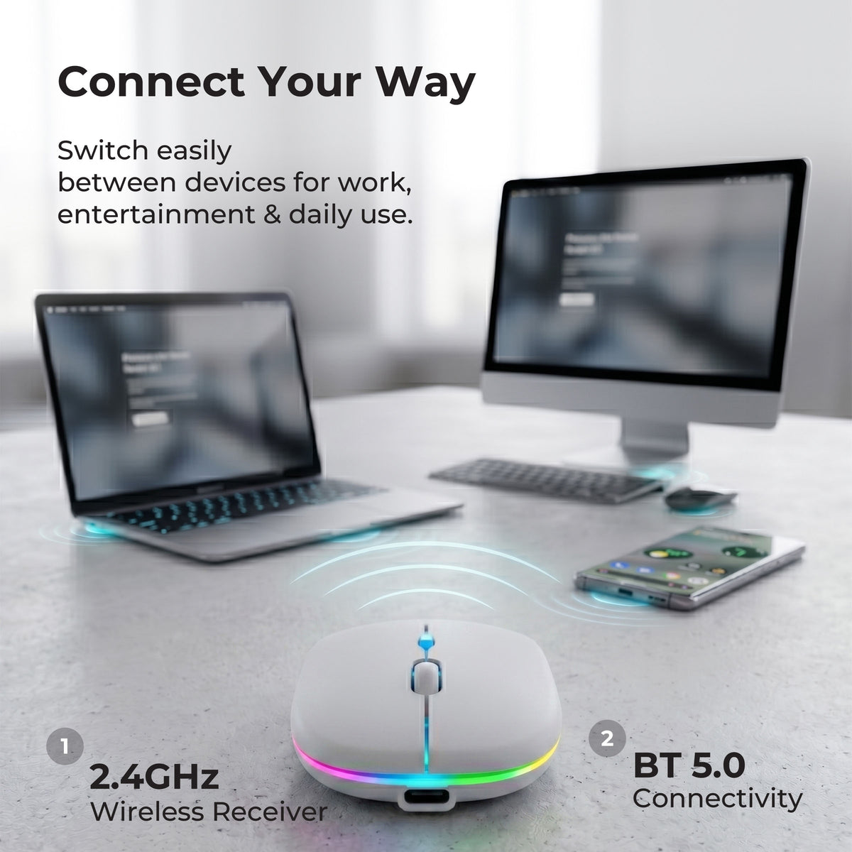Wireless Bluetooth mouse | Frontech