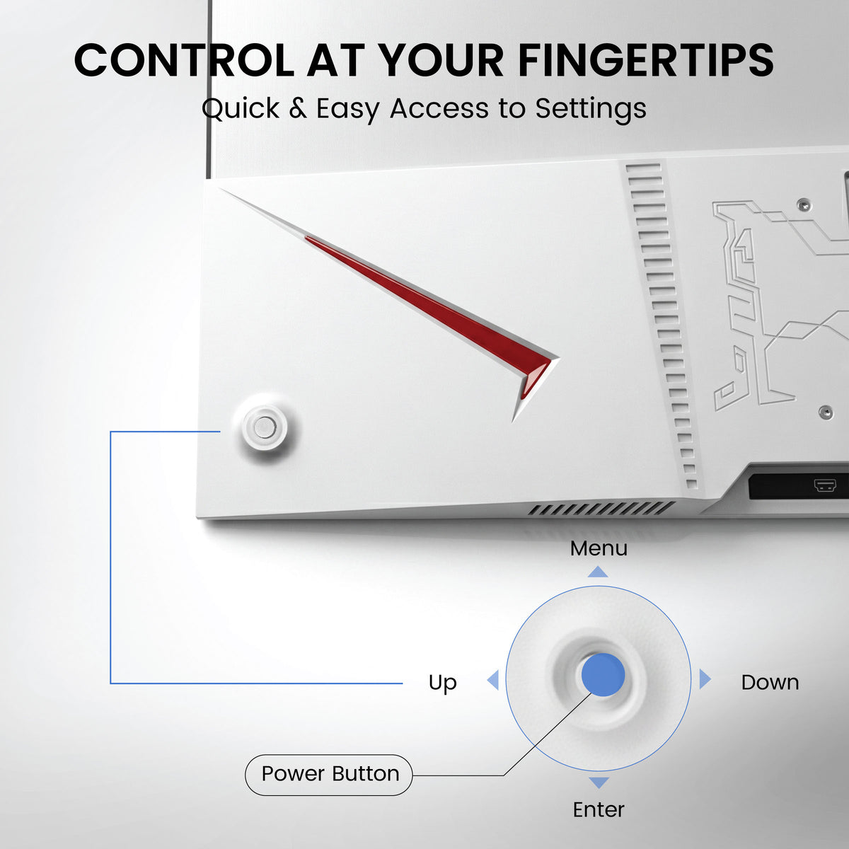 The control interface for a Frontech Ultima Series monitor