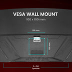 Frontech 32 inch Curved Gaming Monitor | 200Hz | 1920 x 1080 | Frameless | HDMI & DP | 1ms Response Time | Built-in Speakers | 3 Years Warranty