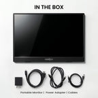 Frontech 15.6 inch Portable LED Monitor |60Hz| 1920x1080|10000mAh Rechargeable Battery| Mini HDMI| Built-in Speaker |IPS Panel | 1 Year Warranty