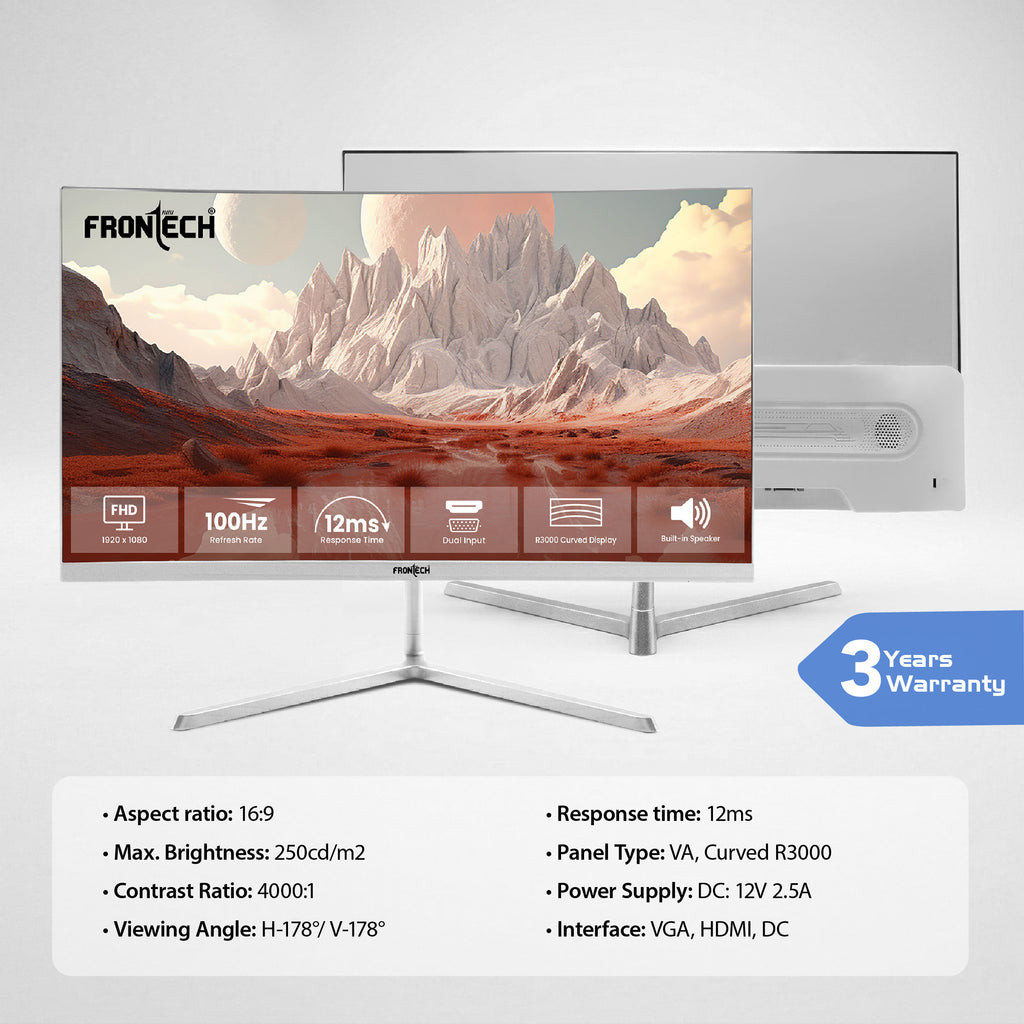 Frontech Full Hd Curved Monitor