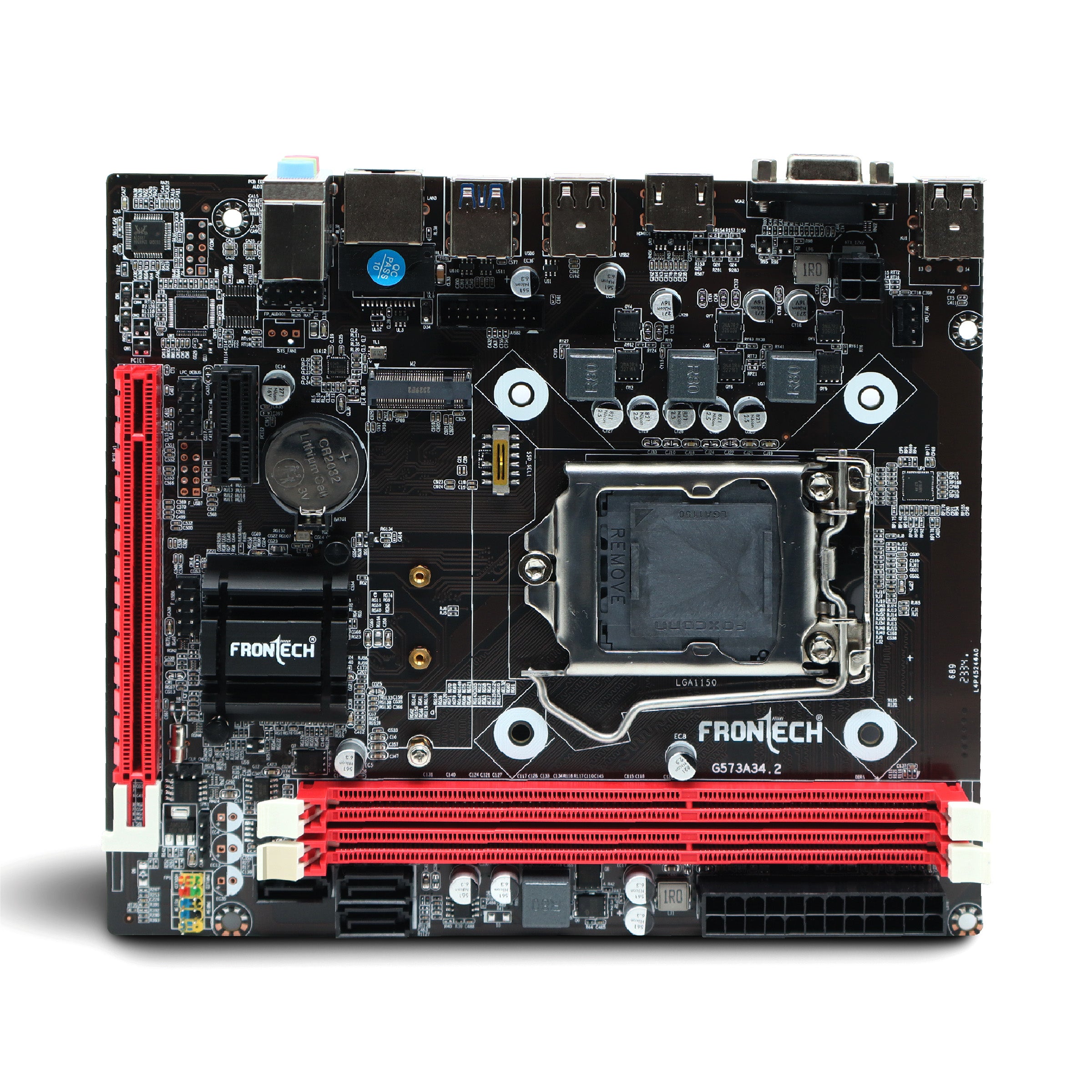 H81 Motherboard | LGA1150, 2xDDR3, Supports 4th Gen (Haswell) CPUs, 2xUSB 3.0, 4xUSB 2.0, 3xSATA, NVMe/M.2, HDMI, VGA, PCIe x16 (FT-0471)