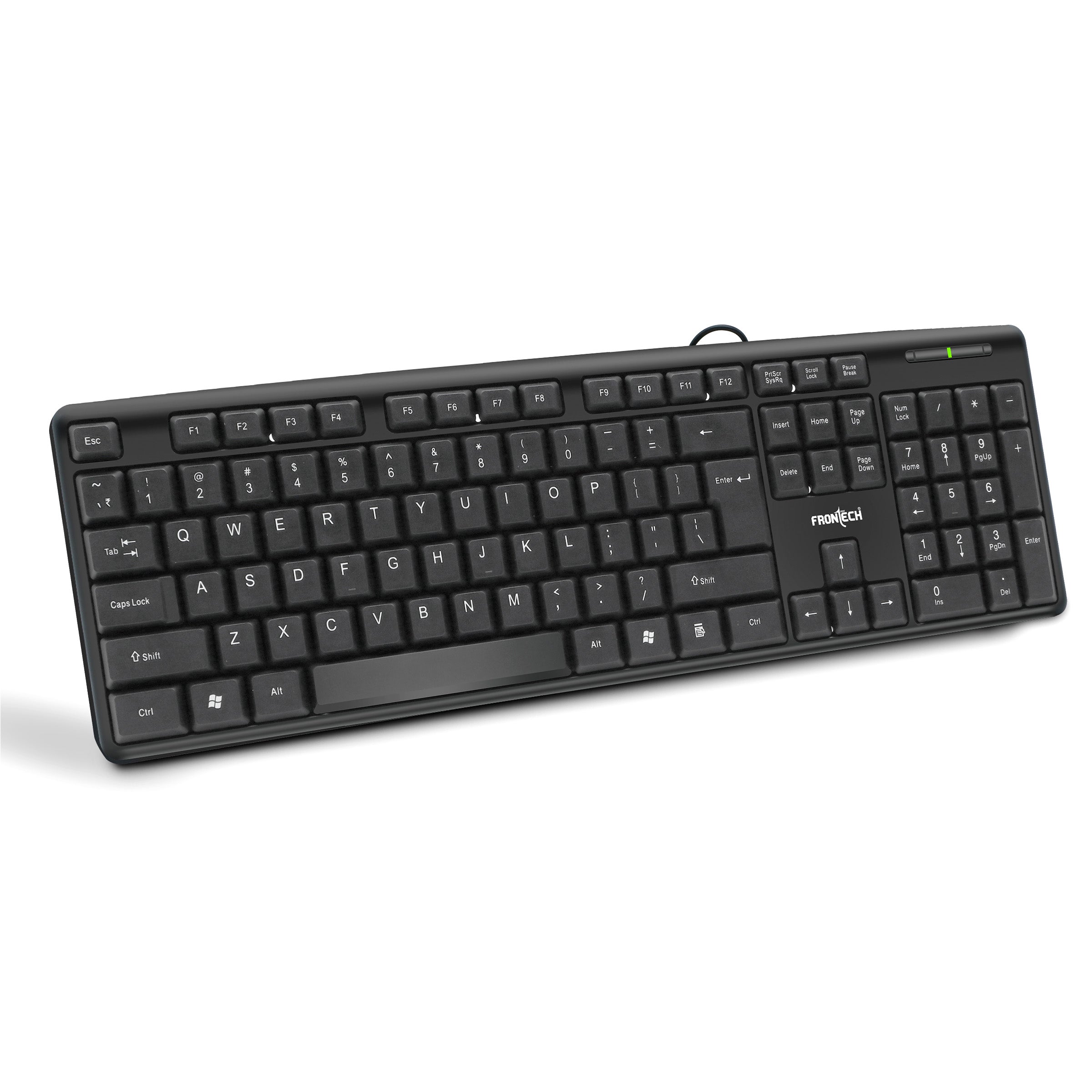 Wired USB Membrane Keyboard With Retractable Stands (1672)