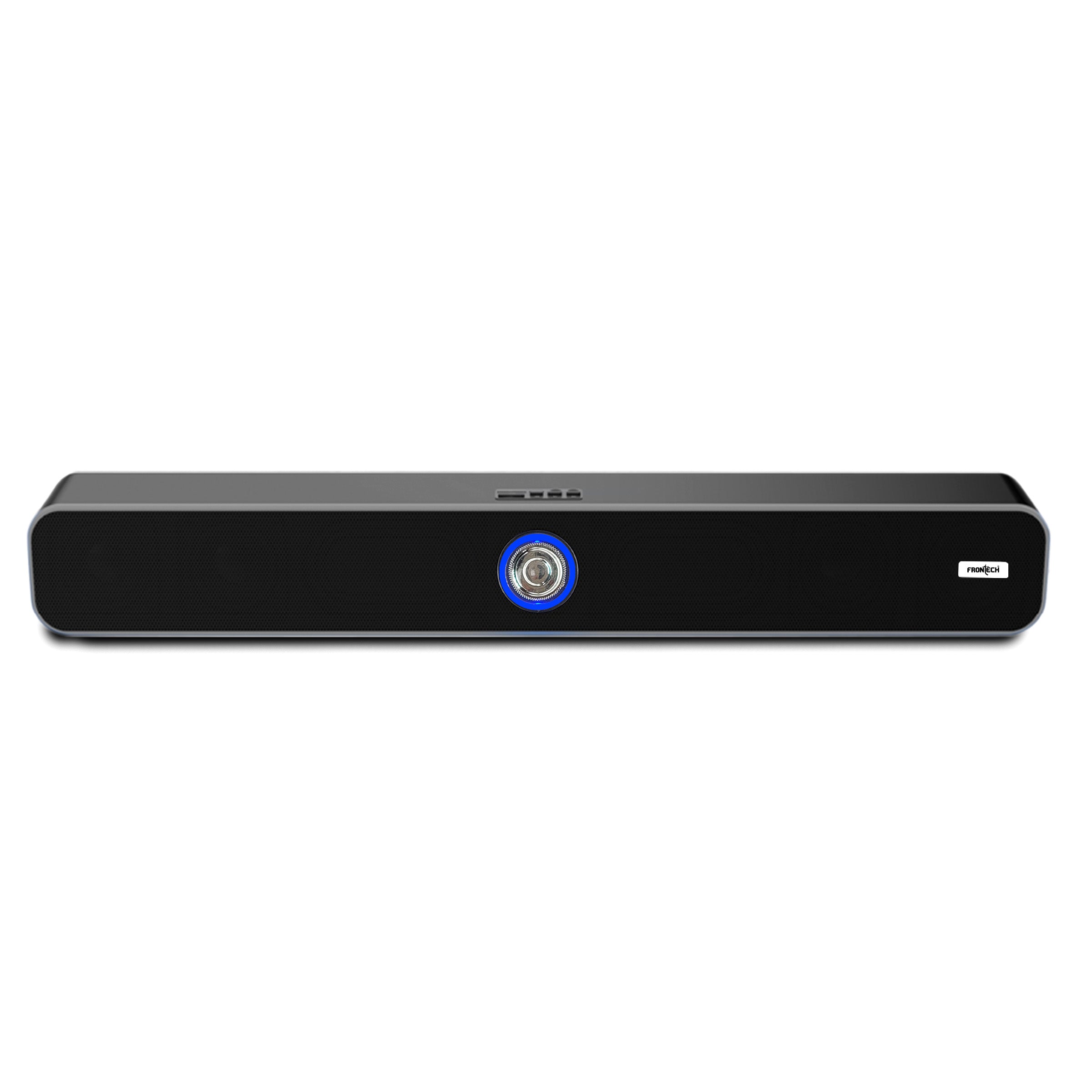 FRONTECH ECHOLITE-71 Mini Soundbar: 40W Bluetooth 5.0 Portable Home Theater Speaker with AUX/USB/TF Card & 2400mAh Battery. (SW-0071)