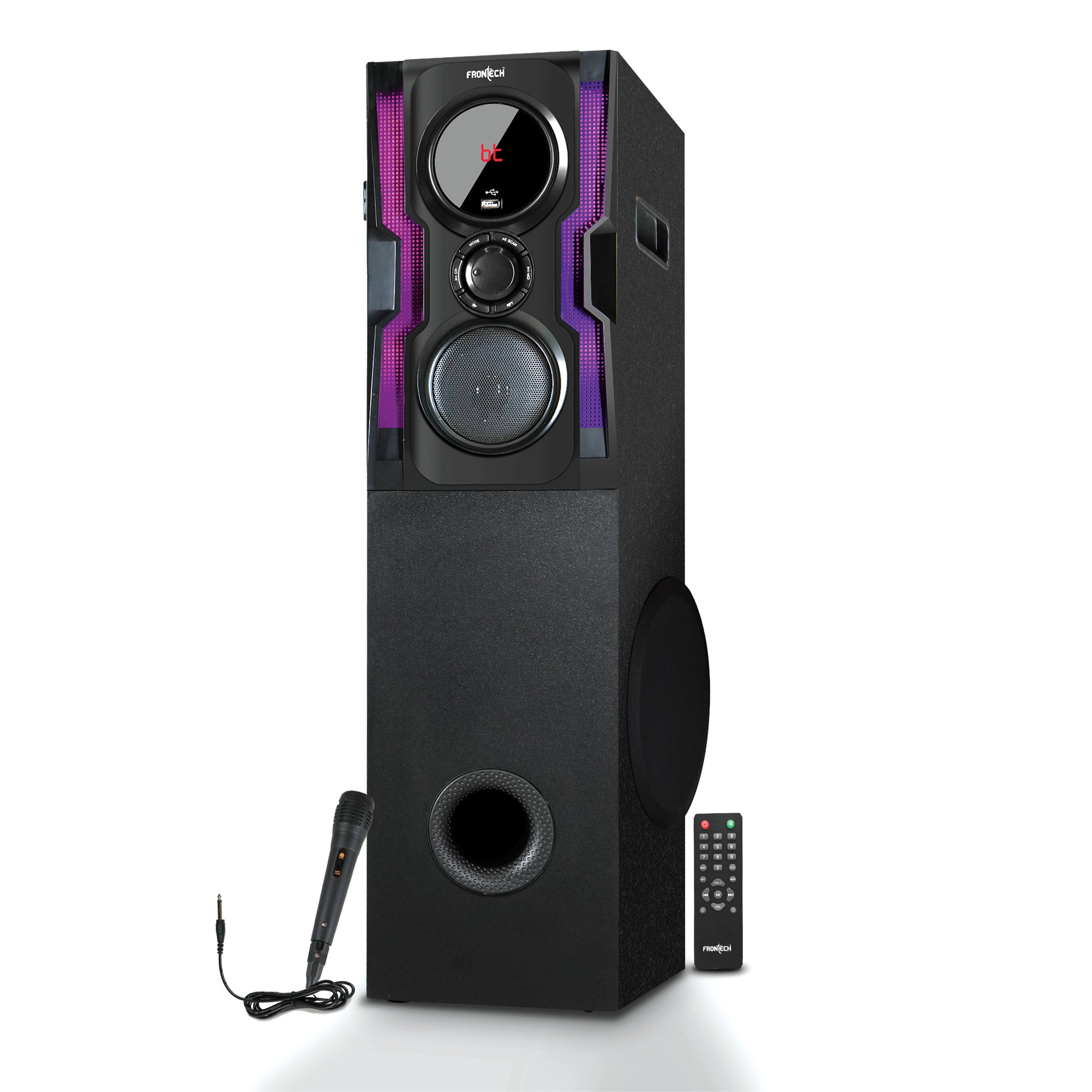 Cristal Max Wireless 100W Bluetooth 5.0 Tower Speaker System (SW-0164)