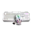 Frontech Wireless Gaming Keyboard & Mouse Combo|104 Keys Layout|2.4GHz|4800 DPI|6 button wireless optical mouse| Rechargeable Battery|1 Year Warranty