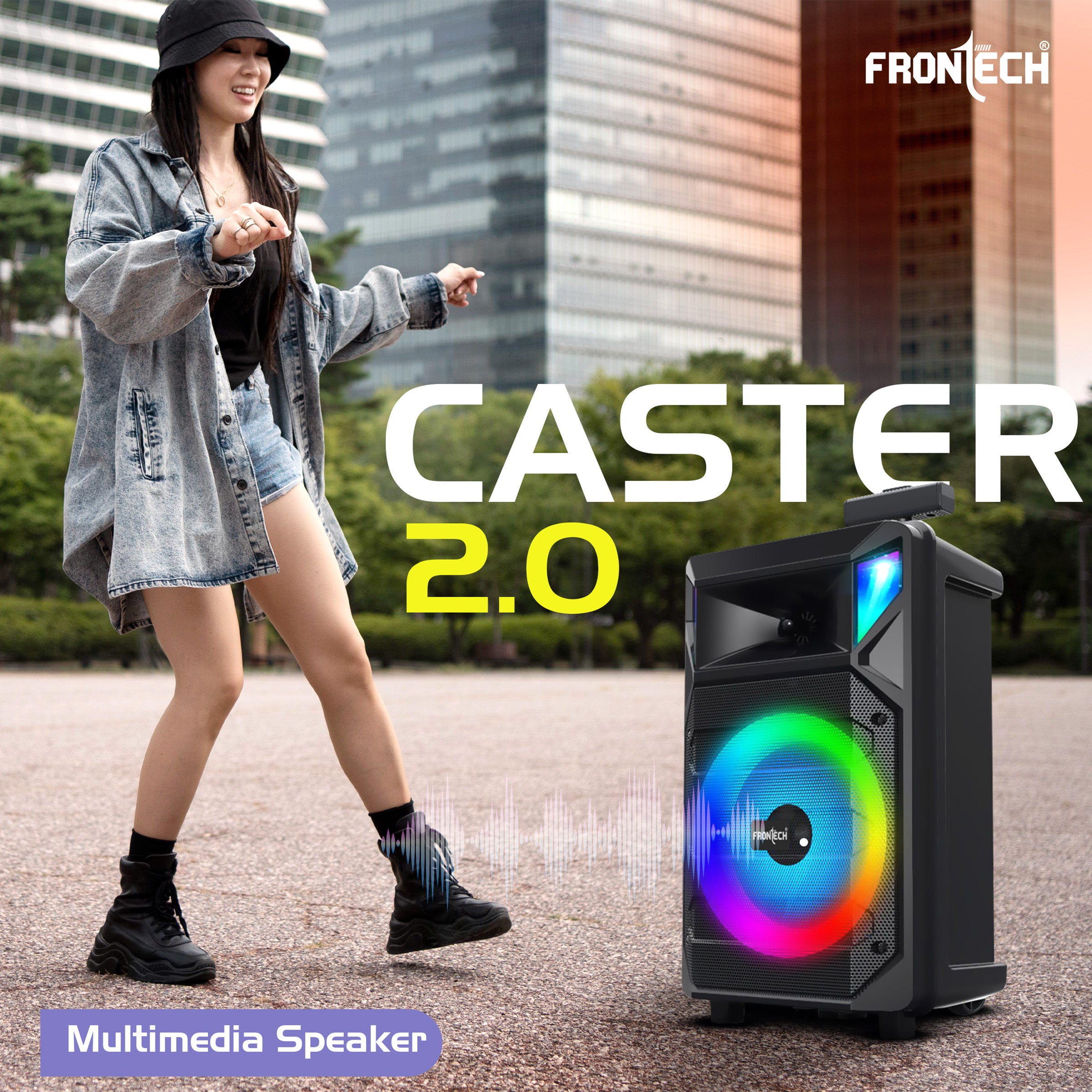 Frontech SW-0222 Multimedia Speaker – Power, Precision, and Portability in Every Beat