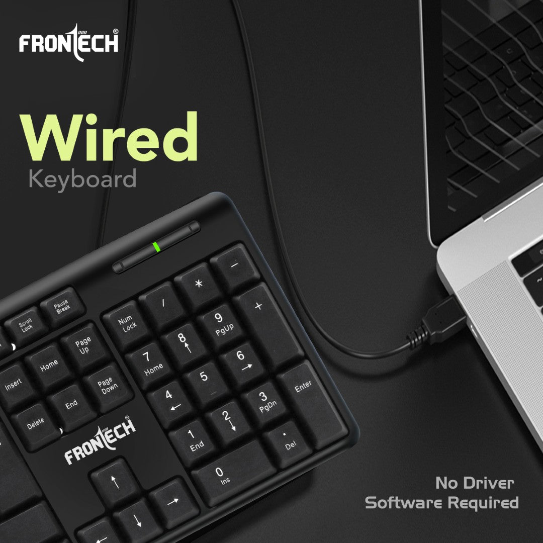 Wired Keyboard USB Retractable Stands (KB-0033)