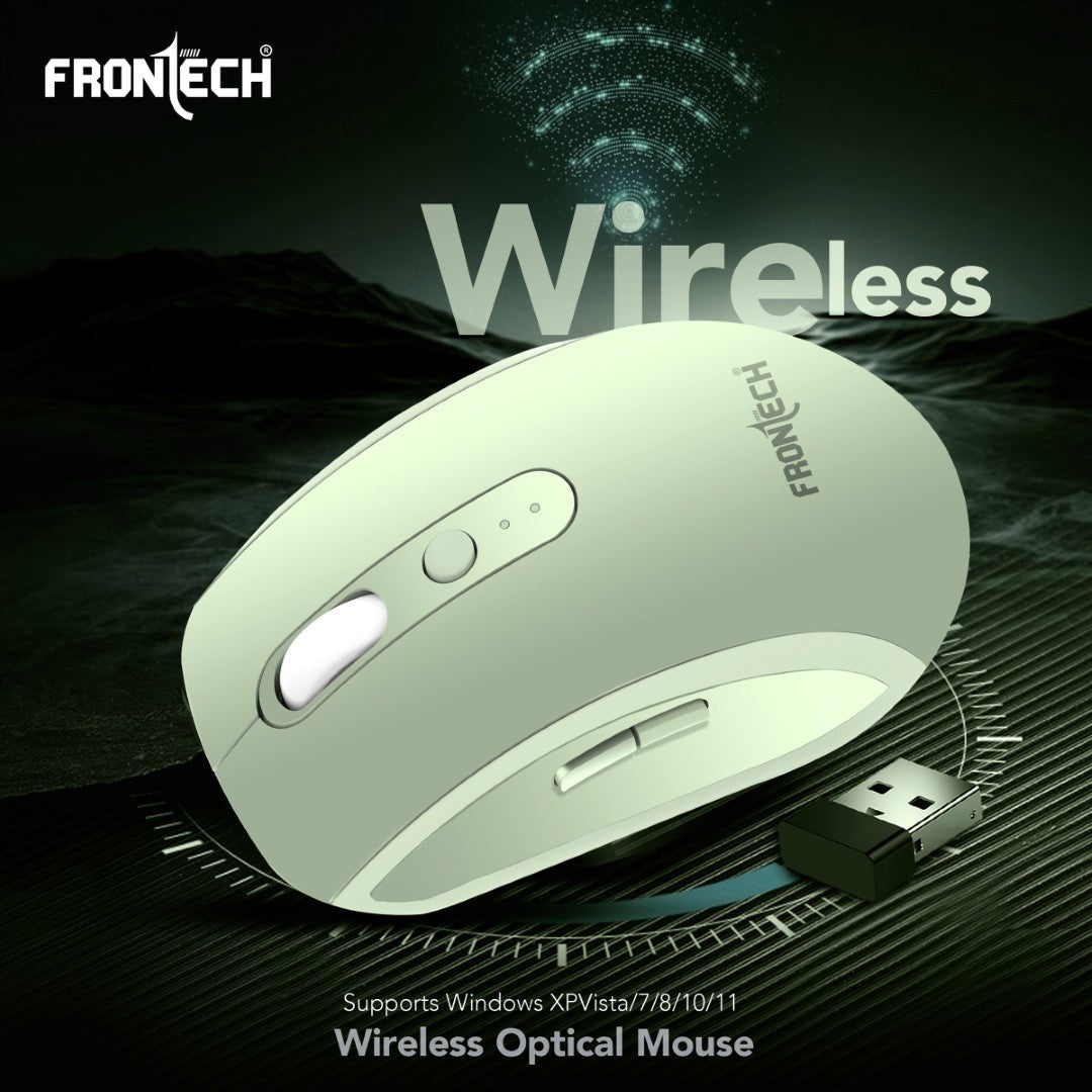 Wireless Mouse | 2.4GHz, 1600 DPI, Power Saver (MS-0093)