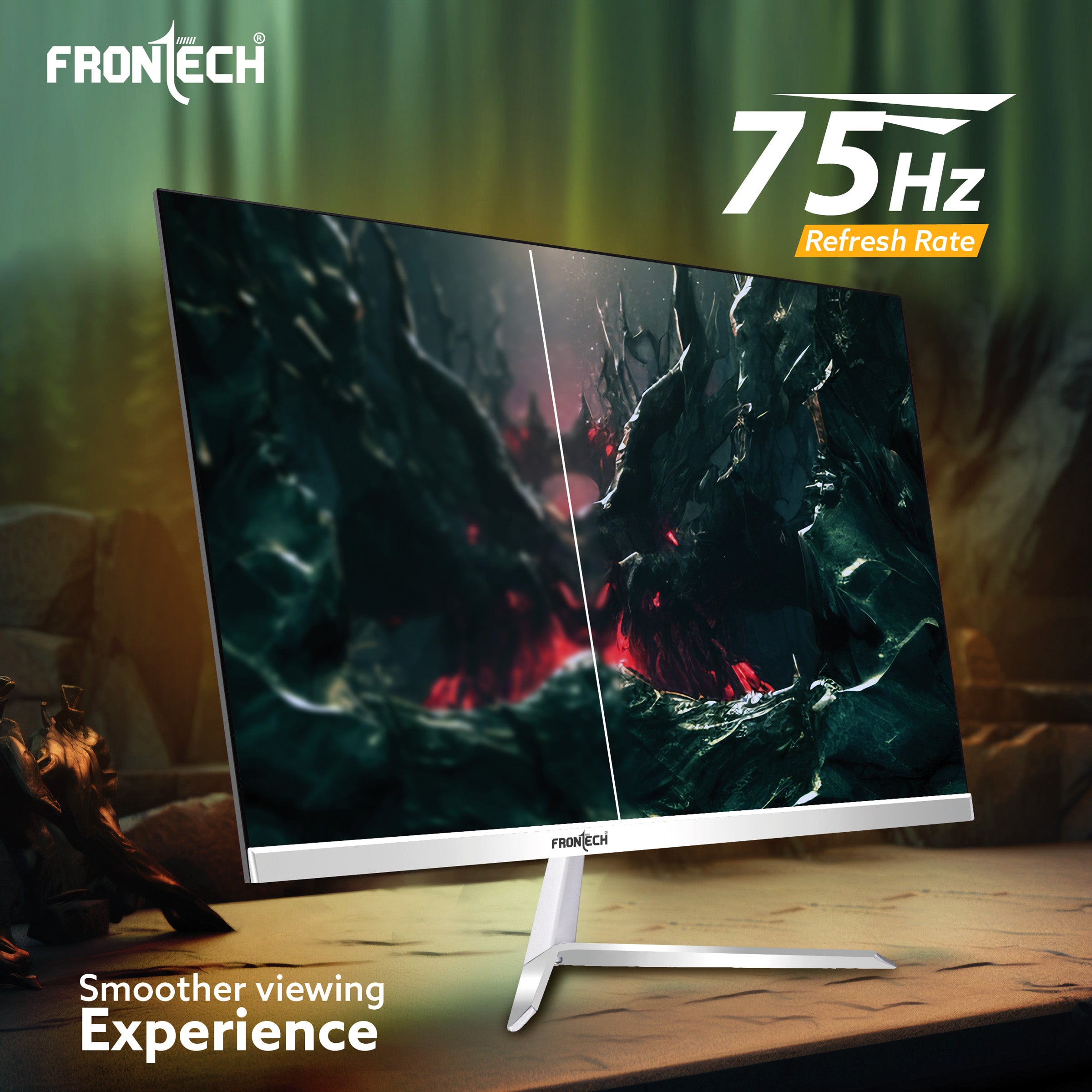 24'' Ultima Series LED Monitor | 75Hz, 1920x1080 | Sleek & Elegant with Dual Speakers (MON-0062W)