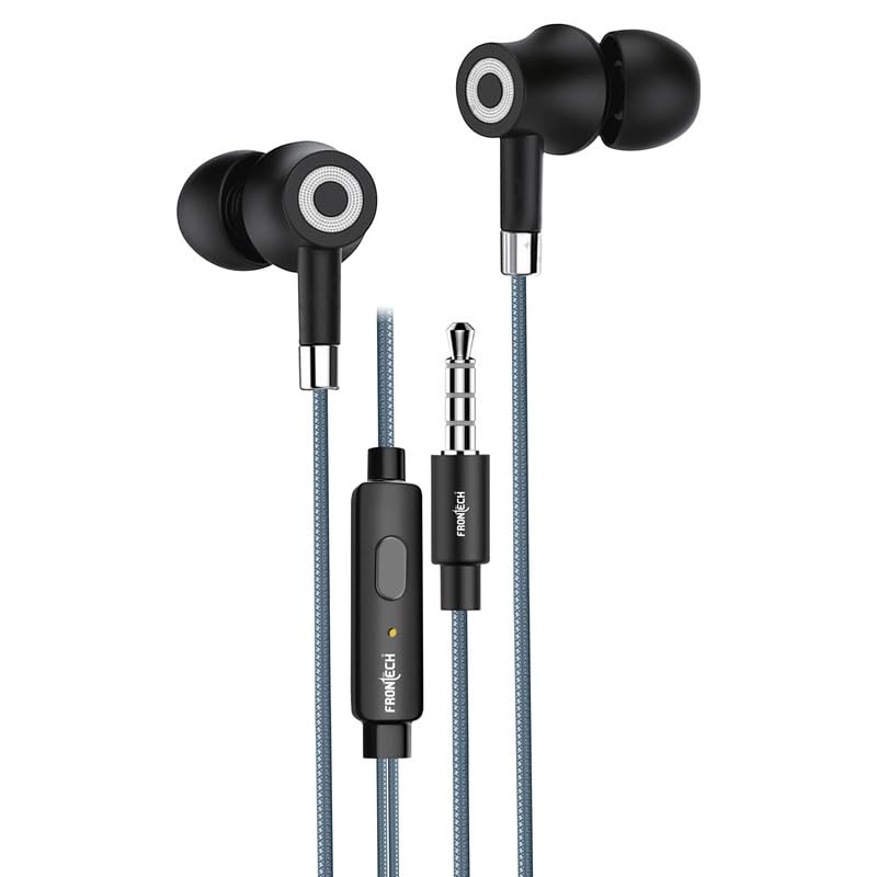 Earphone with Mic | 3.5mm Jack, 10mm Drivers, 6U++ Speaker (EF-0048)