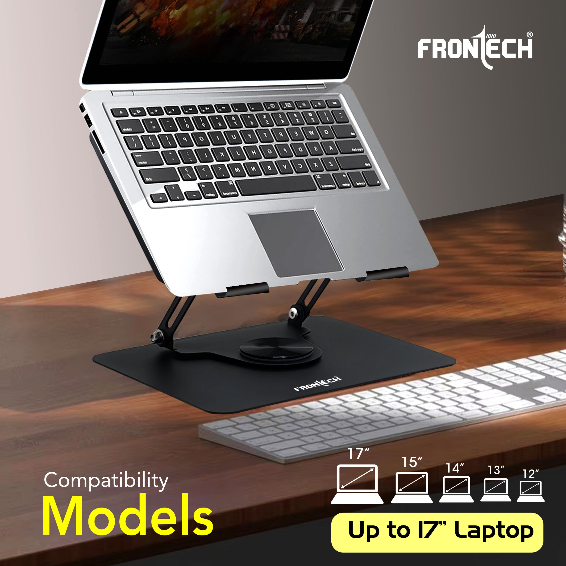 Frontech 360° Rotatable Laptop Stand for Up to 17