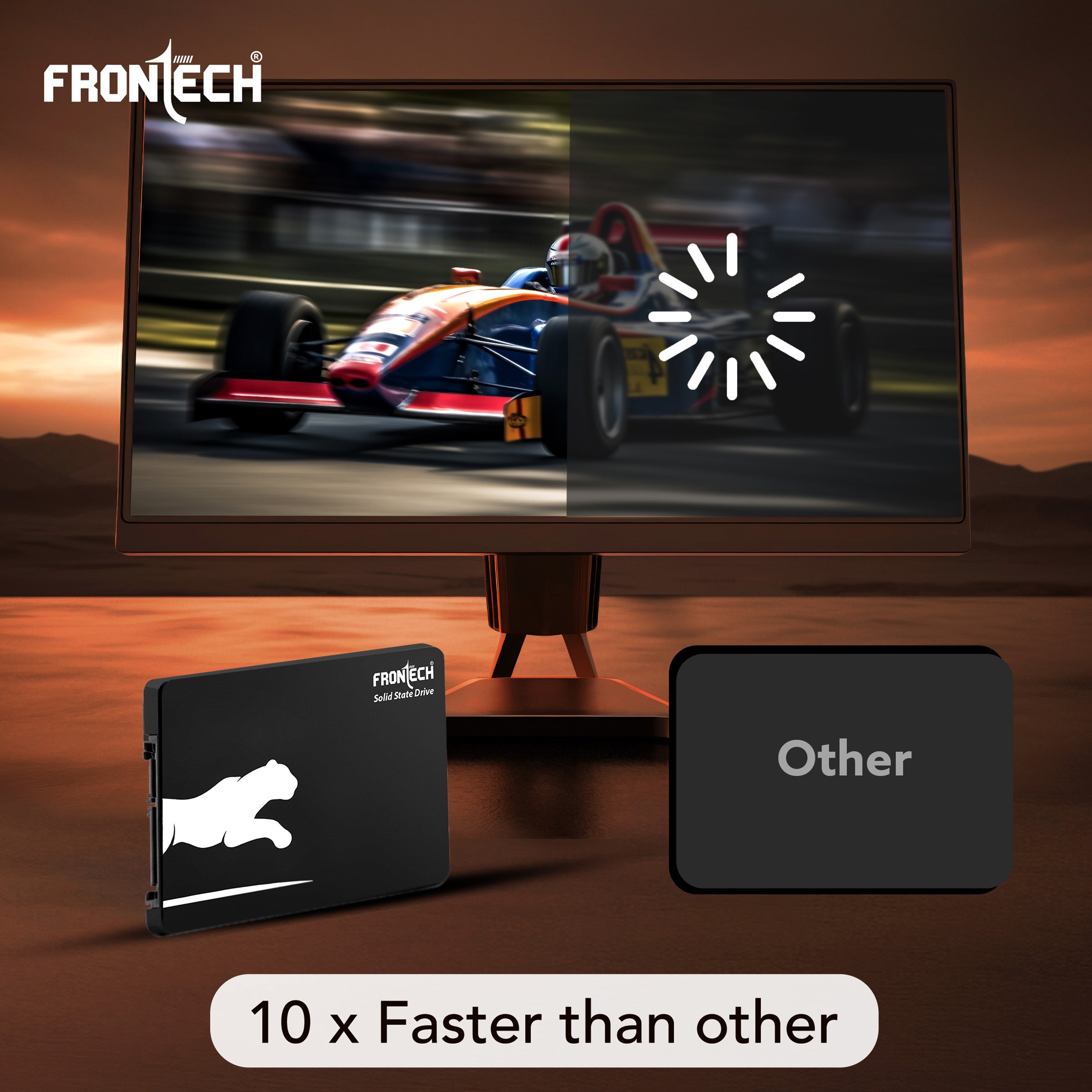 Frontech 1TB 2.5″ SATA III SSD – Up to 500 MB/s Read & 460 MB/s Write, Ultra-Slim High-Speed Solid State Drive for Gaming, Laptops & Desktops