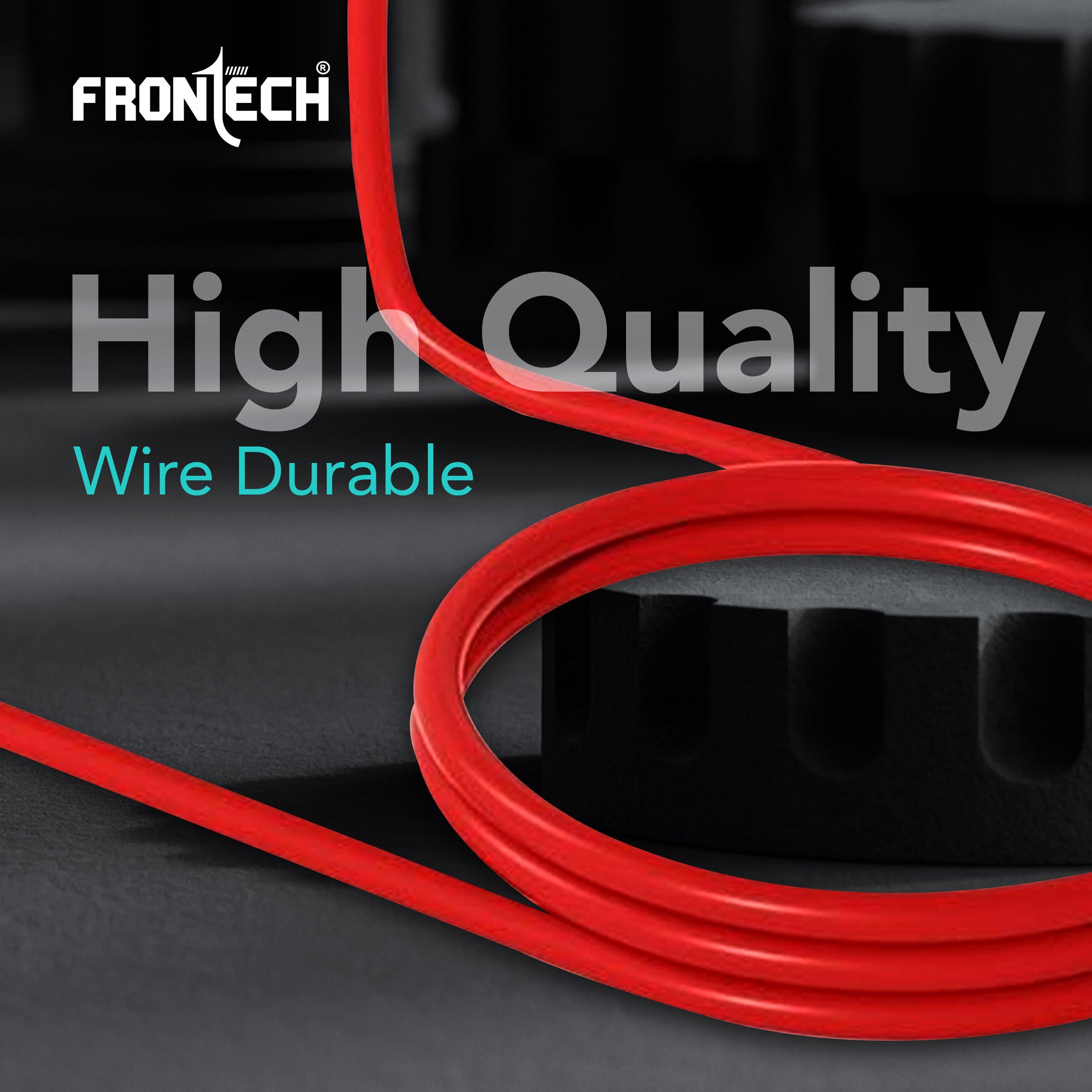 FRONTECH 65W Type-C to Type-C Super-Fast Charging | USB Data Cable 1.0M | Durable & Bend Resistant | 480Mbps | High-Speed Data Sync, Compatible with All Type-C Devices (FT-1045)
