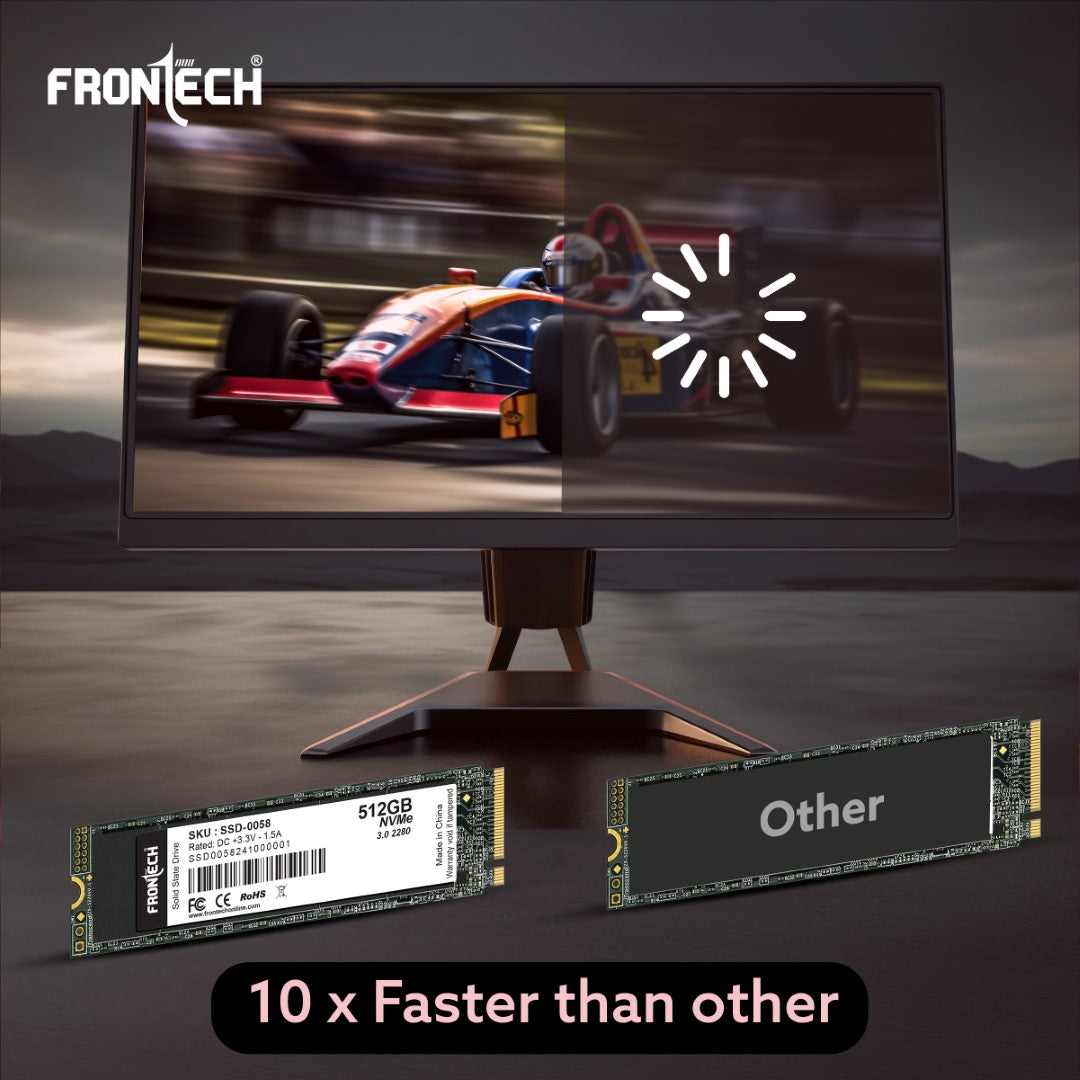 512GB Internal SSD | M.2 2280 NVMe, Ultra-Fast 1950/1500 Mbps (SSD-0058)