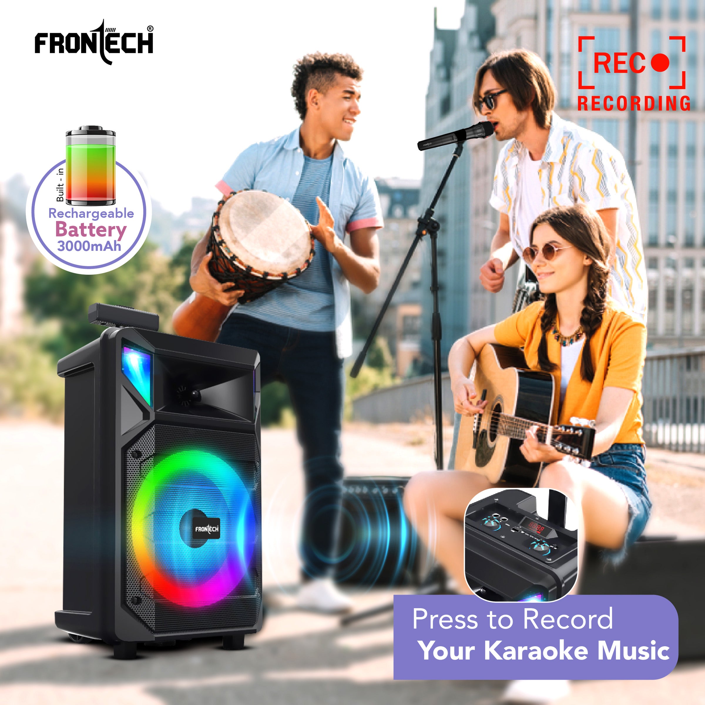 Frontech SW-0222 Multimedia Speaker – Power, Precision, and Portability in Every Beat
