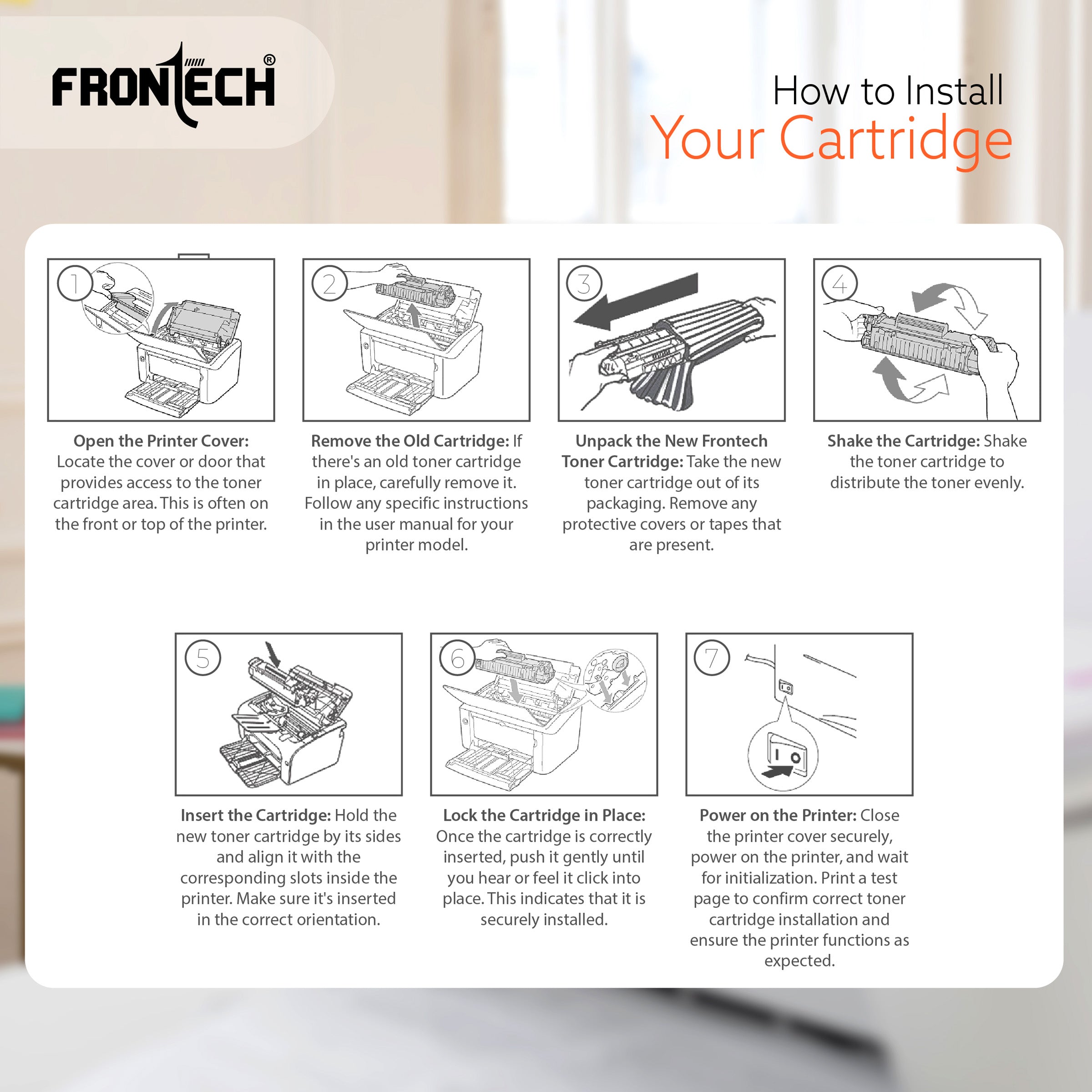 Frontech W137A Toner Cartridge | Compatible with HP LaserJet M209-M236 Series (TC-0022)