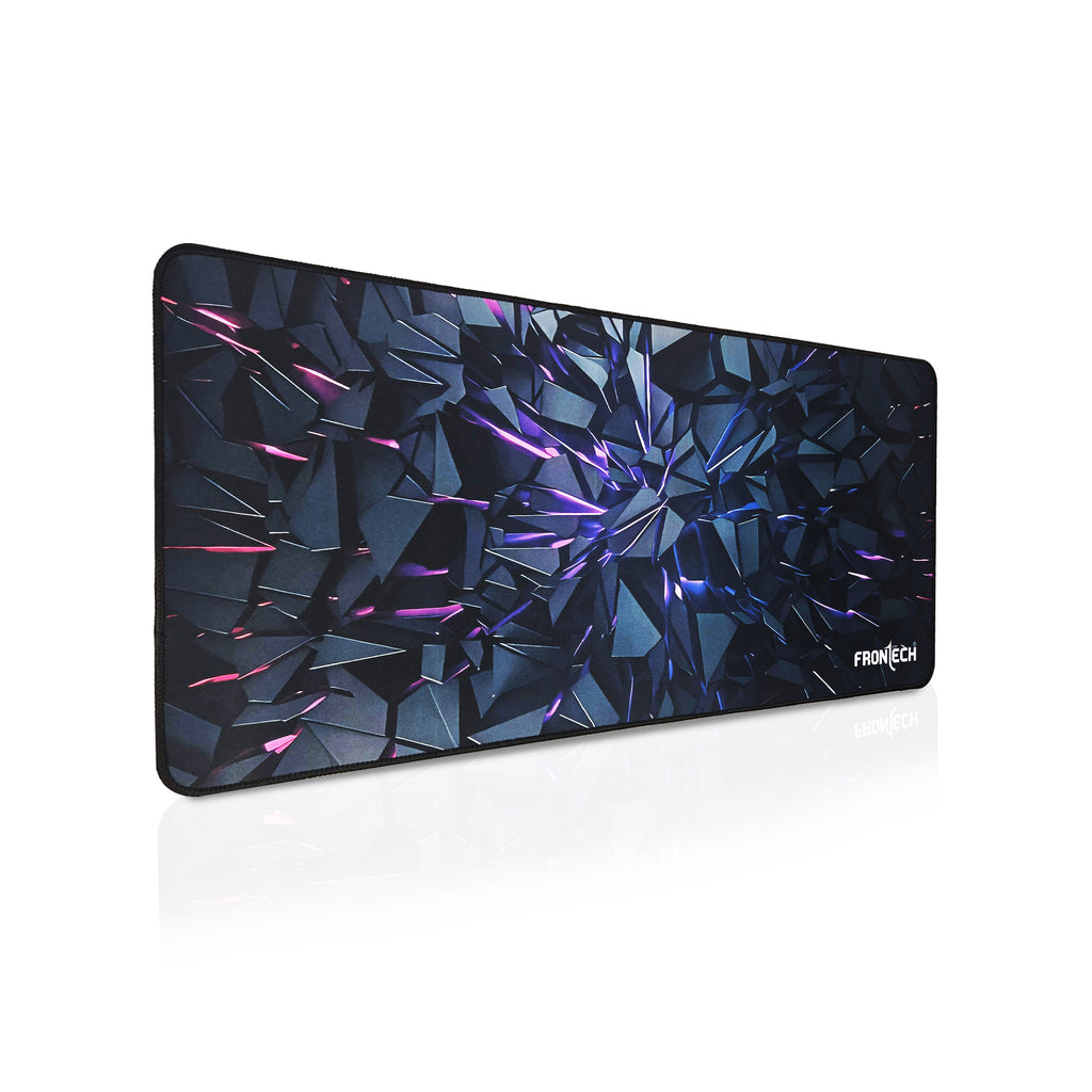 Frontech Premium Gaming Mouse Pad | Extended Desk Mousepad with Anti-Slip Rubber Base, Stitched Edges | Water & Heat Resistant | Smooth & Precise Control (MSP-0059)