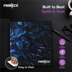Frontech Premium Gaming Mouse Pad | Extended Desk Mousepad with Anti-Slip Rubber Base, Stitched Edges | Water & Heat Resistant | Smooth & Precise Control (MSP-0059)