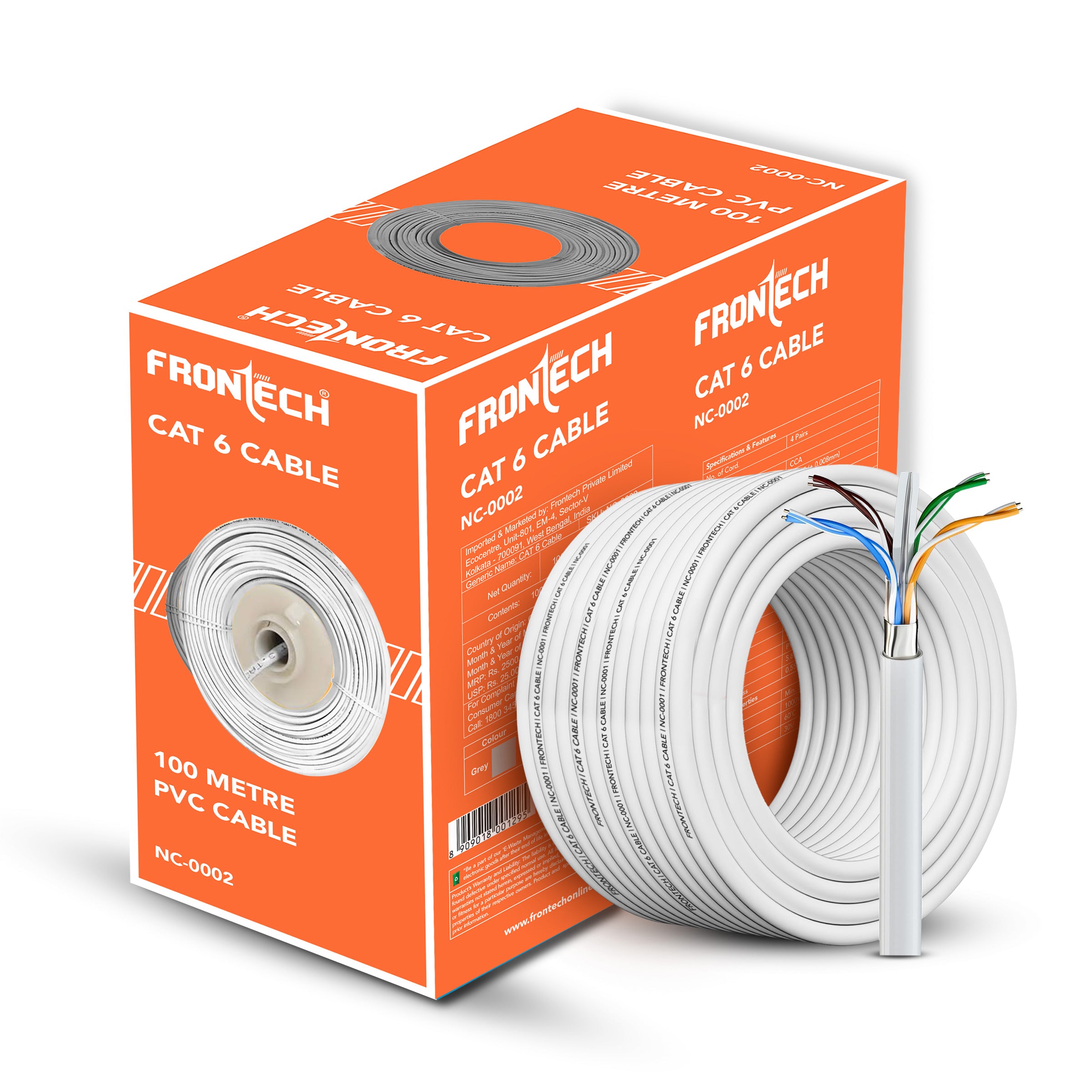 Frontech Cat6 Ethernet Cable/LAN Cable/Network Cable (NC-0002)