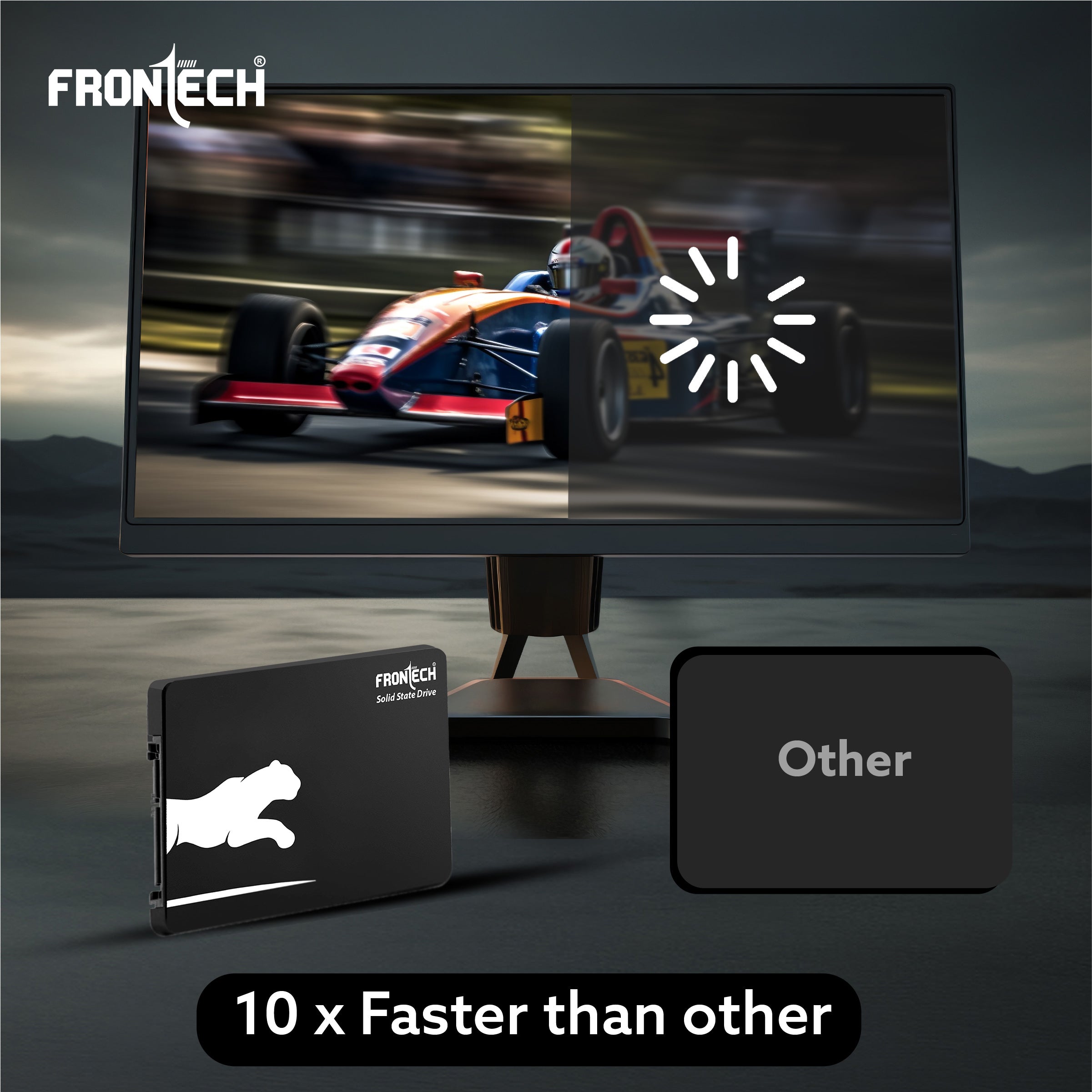 Frontech 128GB Internal SSD, 2.5 SATA3, TLC+SMI (SSD-0052)