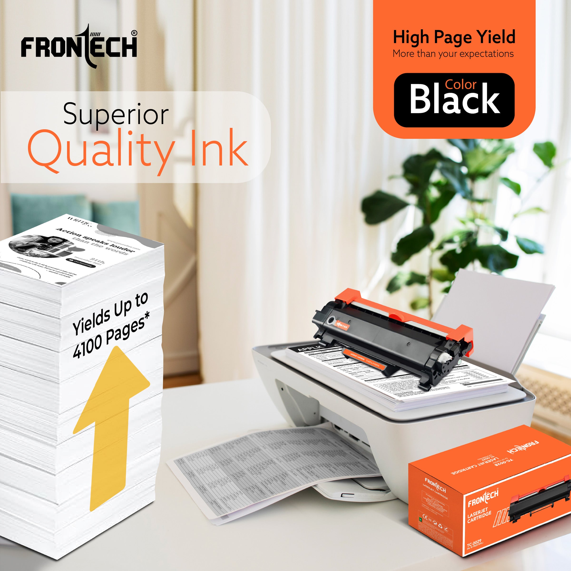 Frontech Laserjet Cartridge (for B-TN2570XL) - Compatible with Brother L2000 Series Printers (TC-0029)